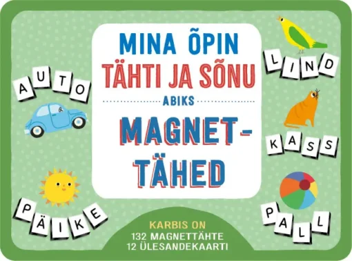 Mina õpin tähti ja sõnu – abiks magnettähed