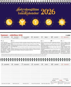 Astroloogiline lauakalender 2026