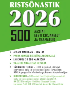 Ristsõnastik 2026. 500 aastat Eesti kirjakeelt ja raamatuid