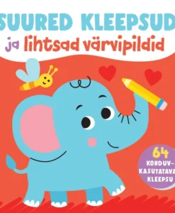 Suured kleepsud ja lihtsad värvipildid (elevant)