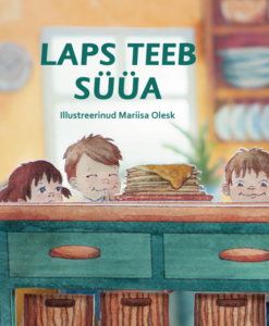 Laps teeb süüa. Mina loen